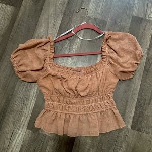 Peach Blouse